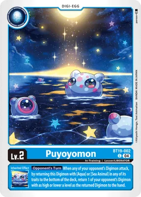 Puyoyomon, Digimon card BT19-002