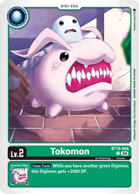 Tokomon, Digimon card BT19-004