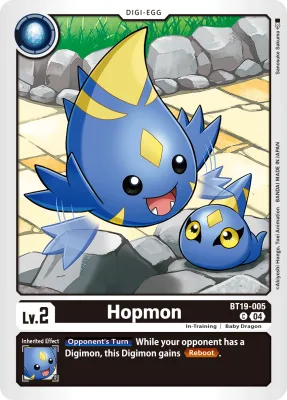 Hopmon, Digimon card BT19-005