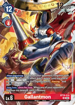 Gallantmon, Digimon card BT19-015