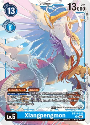 Xiangpengmon, Digimon card BT19-028