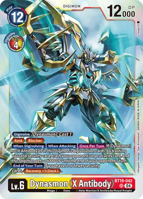 Dynasmon (X Antibody), Digimon card BT19-042