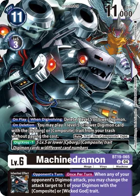 Machinedramon, Digimon card BT19-065