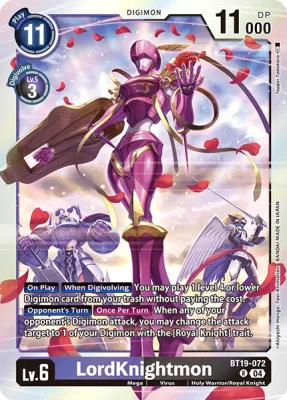 LordKnightmon, Digimon card BT19-072