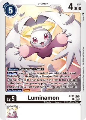 Luminamon, Digimon card BT19-076
