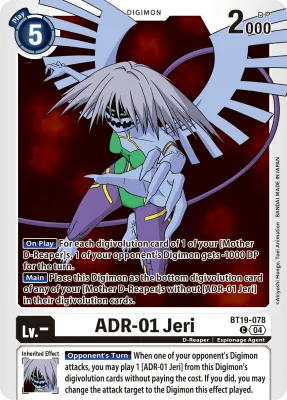ADR-01 Jeri, Digimon card BT19-078
