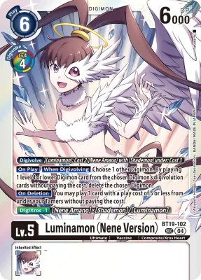 Luminamon (Nene Version), Digimon card BT19-102
