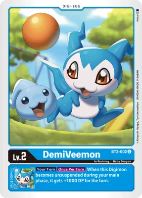 DemiVeemon, Digimon card BT2-002