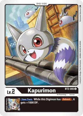 Kapurimon, Digimon card BT2-005