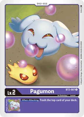 Pagumon, Digimon card BT2-007