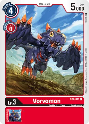 Vorvomon, Digimon card BT2-011