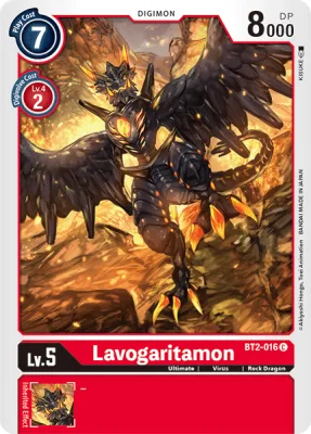 Lavogaritamon, Digimon card BT2-016