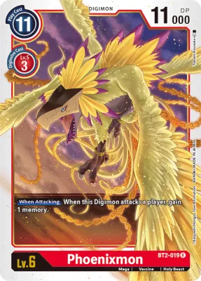 Phoenixmon, Digimon card BT2-019