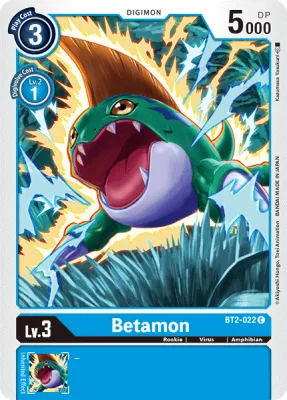 Betamon, Digimon card BT2-022
