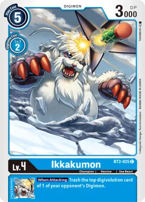 Ikkakumon, Digimon card BT2-025