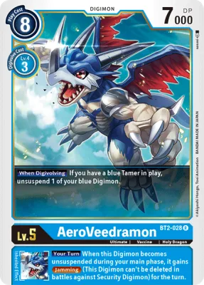 AeroVeedramon, Digimon card BT2-028