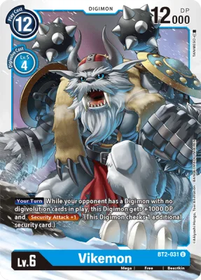 Vikemon, Digimon card BT2-031