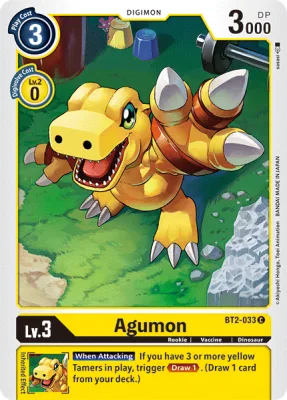 Agumon, Digimon card BT2-033