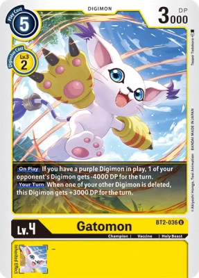 Gatomon, Digimon card BT2-036