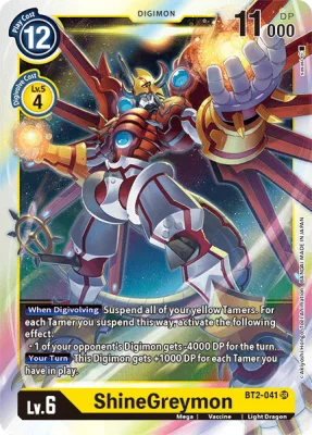 ShineGreymon, Digimon card BT2-041