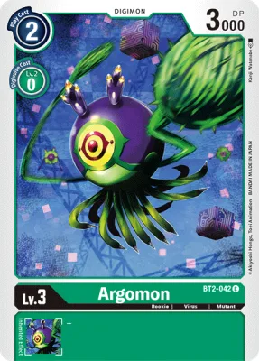 Argomon, Digimon card BT2-042
