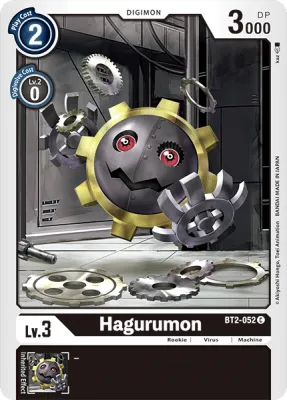 Hagurumon, Digimon card BT2-052