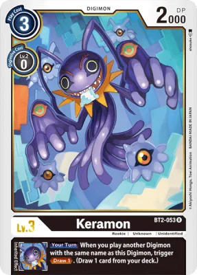 Keramon, Digimon card BT2-053