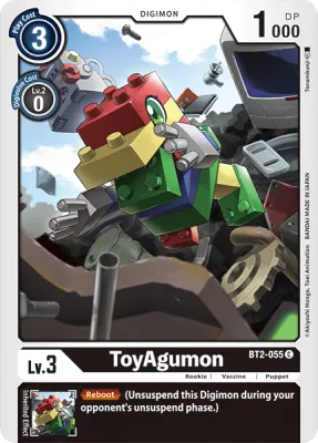 ToyAgumon, Digimon card BT2-055