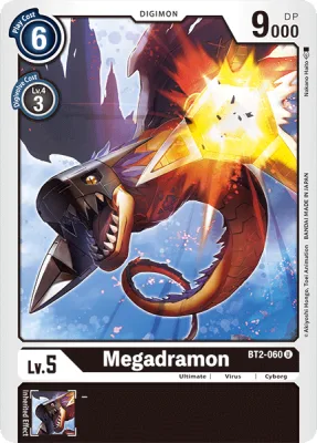 Megadramon, Digimon card BT2-060