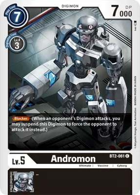 Andromon, Digimon card BT2-061