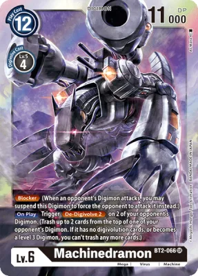 Machinedramon, Digimon card BT2-066