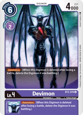 Devimon, Digimon card BT2-074