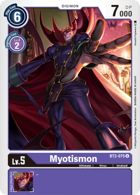Myotismon, Digimon card BT2-075