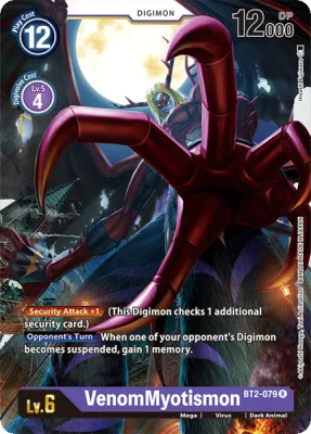 VenomMyotismon, Digimon card BT2-079