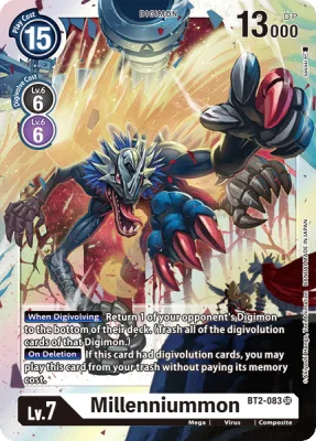 Millenniummon, Digimon card BT2-083