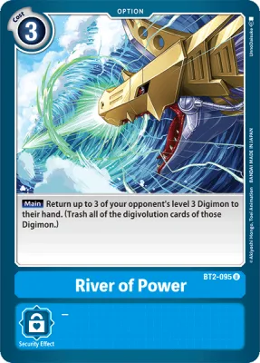 River of Power, Digimon card BT2-095
