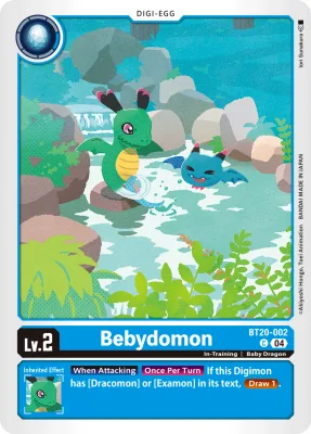 Bebydomon, Digimon card BT20-002
