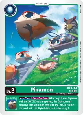 Pinamon, Digimon card BT20-004
