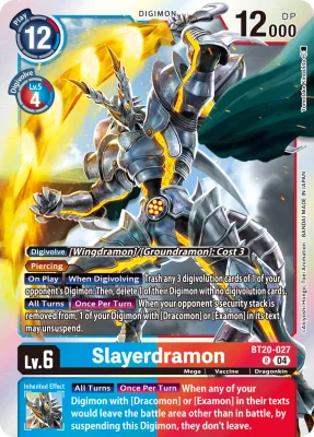 Slayerdramon, Digimon card BT20-027