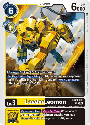 LoaderLeomon, Digimon card BT20-033