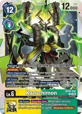 Kazuchimon, Digimon card BT20-035