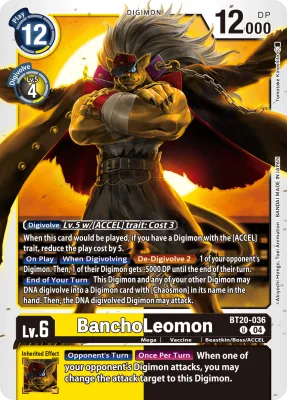 BanchoLeomon, Digimon card BT20-036