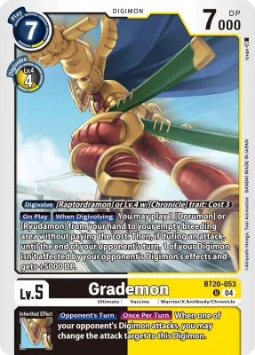 Grademon, Digimon card BT20-053