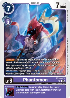 Phantomon, Digimon card BT20-072