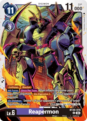 Reapermon, Digimon card BT20-078
