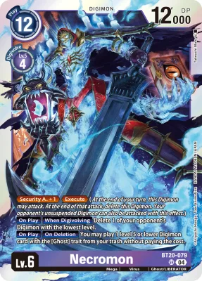 Necromon, Digimon card BT20-079