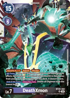 DeathXmon, Digimon card BT20-082