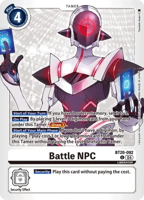 Battle NPC, Digimon card BT20-092