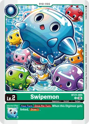 Swipemon, Digimon card BT21-005
