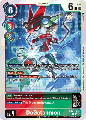 DoGatchmon, Digimon card BT21-018